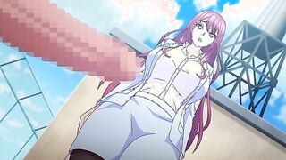 Cool de M 2 - Busty hentai teacher gives a blowjob under the desk
