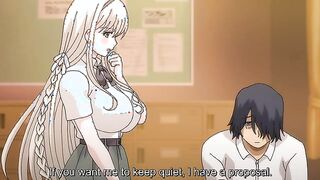 Anal Mania Otaku and a Lady Who Loves Anal Play 1 - Busty slut pops balls out of her hentai asshole