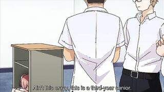 Keep Your Uniform On 2 - Slut masturbating caught and hentai gangbanged