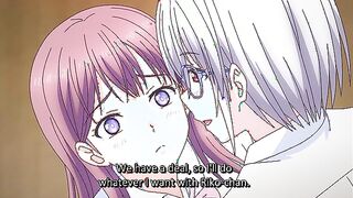 Pet 2 - Teacher slams his cock inside wet hentai pussy while another masturbates while watching