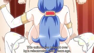 Sword Demon Virgo 1 - Hentai virgin warrior with huge tits gets a cumshot on her boobs