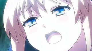 Stigma Aria 2 - Busty hentai nun slurps on hero's dick and takes his semen deep