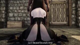 Pat Down (preview) - Guard fucks dumb big tit whore