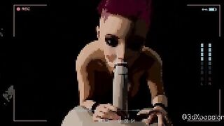 Sexy slut Thacceq gets fucked hard in abandoned VR subway