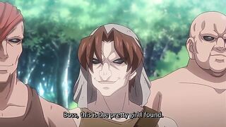 Dangerous Forest Tag 2 - Hentai orc slides aside her panties and slams his cock in