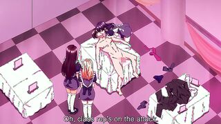 Guilty Hole 8 - Teacher has a hentai foursome with busty maids