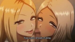 Gyaru Harem Invasion 1 - Businessman is hentai reverse gangbanged by huge tits sluts