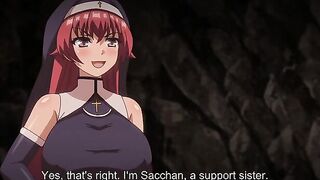 Stigma Aria 1 - Busty hentai nun drains balls of all their semen to cure incubus disease