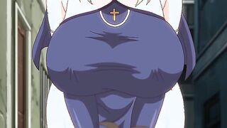 Stigma Aria 1 - Busty hentai nun drains balls of all their semen to cure incubus disease