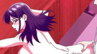 Guilty Hole 3 - Teacher gives a busty girl in glasses a hentai creampie in class