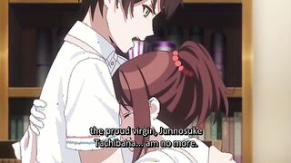Nukitashi 6 (ecchi anime) - Hentai teen has a squirting orgasm while using a toy in classroom