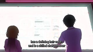 Nukitashi 5 (ecchi anime) - Teen with soft plump tits uses ASMR to fuck reluctant anime virgin