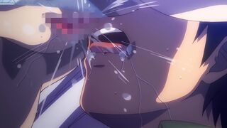 Semen Extraction Ward 10 - Nurse squirts on patient while he gets a hentai footjob