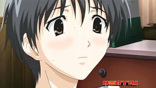 Step Sister and Brother Caught in Action Hentai