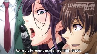 Orgy at College's Bathroom #2 - Hentai [ENG]
