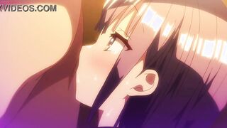 Cute Girls With Big Boobs Try Group Sex [Hentai]