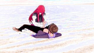 Hentai Gremory fucking with a girl with the cock