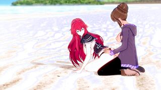 Hentai Gremory fucking with a girl with the cock