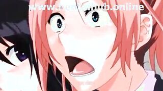Hentai Sex at public train with a