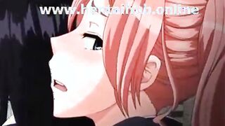 Hentai Sex at public train with a