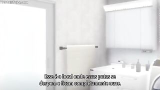 Lesbians hentai / anime porn / cute / dildo
