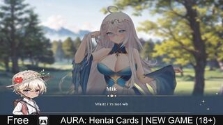AURA: Hentai Cards (free game itchio) Adventure, Card Game, Visual Novel,2D, Adult, Anime, Eroge, Erotic, Hentai, Romance, Singleplayer