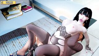 Hentai 3D - Beautiful Hina has sex with an old man