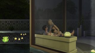 A Romantic Dinner With Emilia C and A Handsome Guy - 3d Hentai