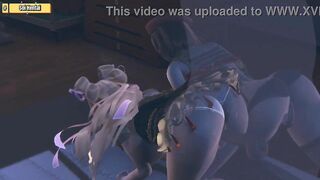 Hentai 3D - Fucking 2 beautiful girls with big breasts