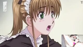 Maid Hentai with Master in washroom. Naked Maid Hantai . step sister hentai