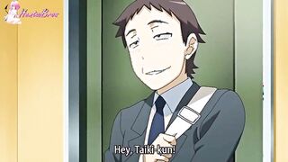 Anime girl gets freaky at