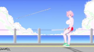 My hentai academia summer school animation