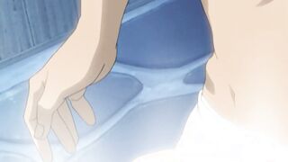 Hentai sex: guy fucks his girlfriends in the pool