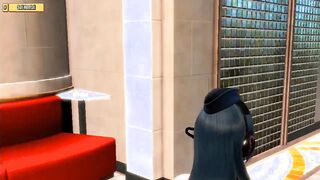 Hentai 3D - Beautiful hotel receptionist making love in the lobby