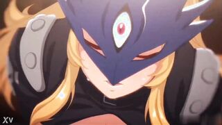 A young woman is taken in a very polite and elegant way (hentai animation)