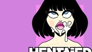 Real Life Hentai - Hot brunette fuck huge dildo and explodes with Cum