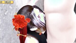 Hentai 3D- Queen of snakes riding and sucking worms