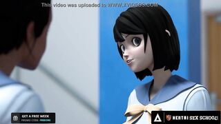 Kinky Hentai Girls Practice On Each Other