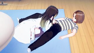 A very good blowjob hentai by a brunette