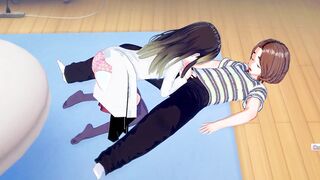 A very good blowjob hentai by a brunette