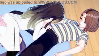 A very good blowjob hentai by a brunette