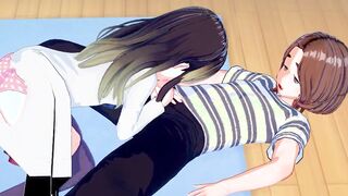A very good blowjob hentai by a brunette