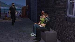 Two Policemen Fuck Waitress Outdoor (Promo) - The Sims/ 3D Hentai