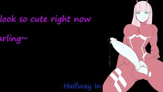 Hentai JOI: ZeroTwo Disciplines You! Oral and anal