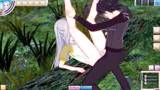 Hentai Sorceress Ellie Fucks Outdoors