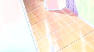 Anime hentai v. in the bathroom