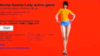 Hot woman having sex with men in Samba Lady 2024 ryona game video