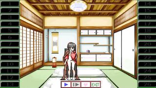 Hot 18 yo girl hentai having sex with a man in her oriental house in erotic hentai game