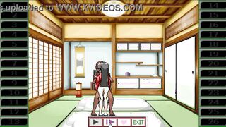 Hot 18 yo girl hentai having sex with a man in her oriental house in erotic hentai game