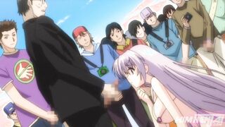 Gangbang in an amusement park - Hentai